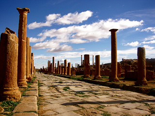 Ruinen in Timgad 